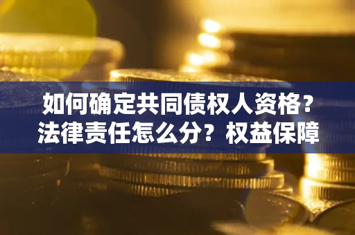 武汉如何确定共同债权人资格？法律责任怎么分？权益保障技巧揭秘！