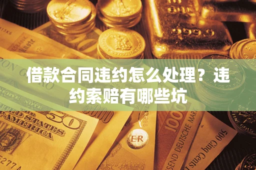 武汉借款合同违约怎么处理？违约索赔有哪些坑