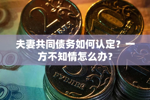 武汉夫妻共同债务如何认定？一方不知情怎么办？