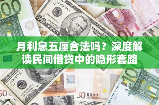武汉月利息五厘合法吗？深度解读民间借贷中的隐形套路