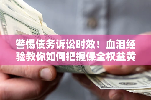 武汉警惕债务诉讼时效！血泪经验教你如何把握保全权益黄金期