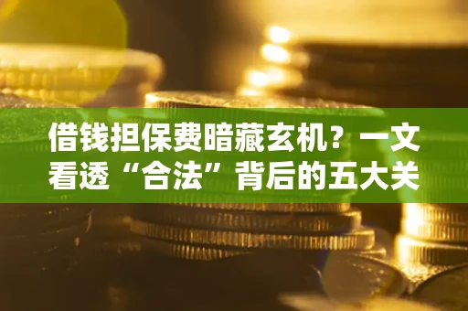 武汉借钱担保费暗藏玄机？一文看透“合法”背后的五大关键陷阱