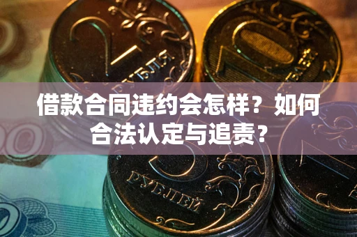 武汉借款合同违约会怎样？如何合法认定与追责？