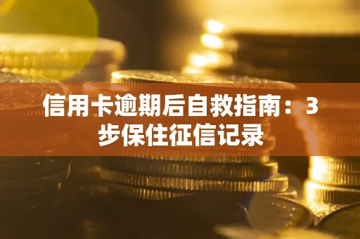 武汉信用卡逾期后自救指南：3步保住征信记录