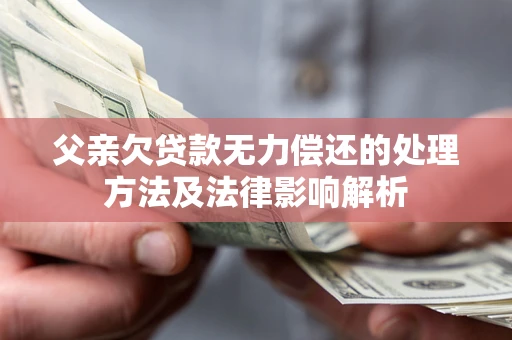 武汉父亲欠贷款无力偿还的处理方法及法律影响解析