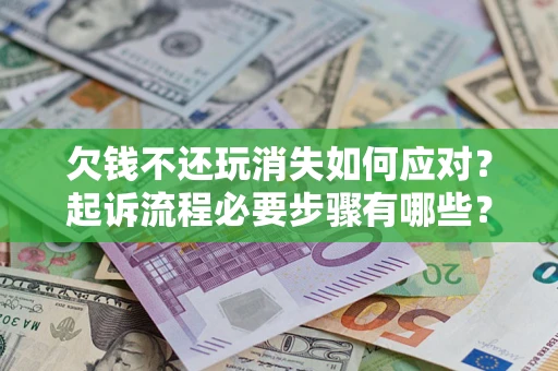 武汉欠钱不还玩消失如何应对？起诉流程必要步骤有哪些？