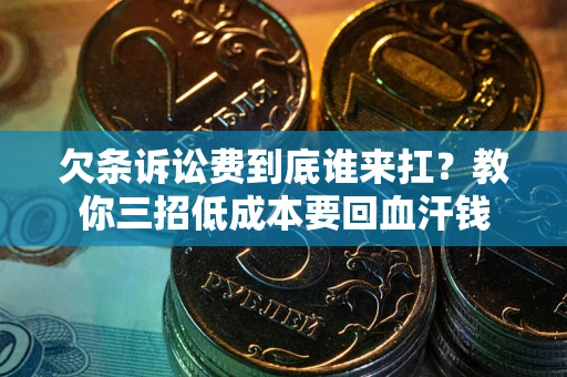 武汉欠条诉讼费到底谁来扛？教你三招低成本要回血汗钱